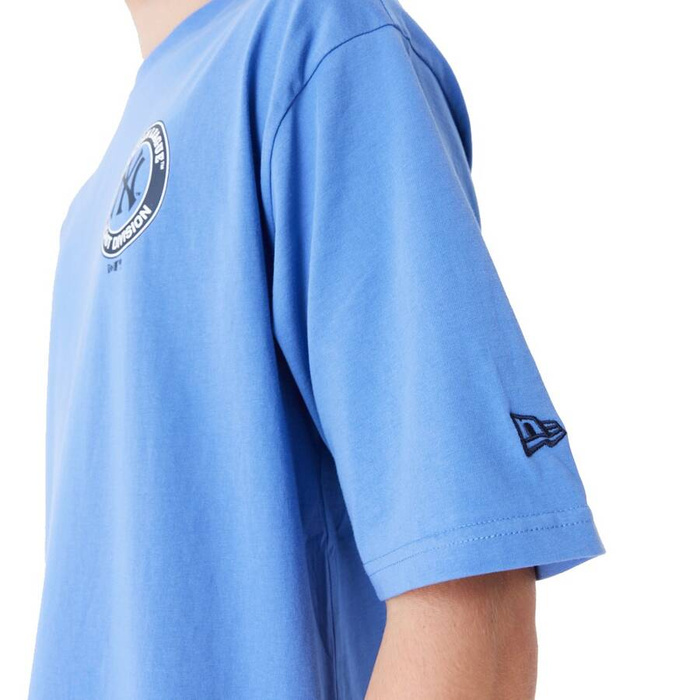 New Era New York Yankees MLB Player Graphic Blue Oversized T-Shirt blue