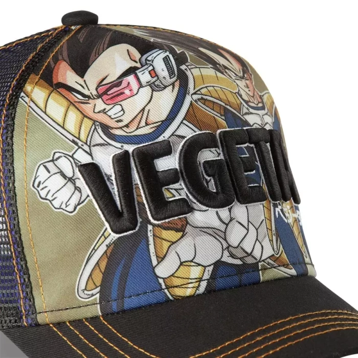 CapsLab Casquette Trucker Dragon Ball Z Vegeta multicolor/black