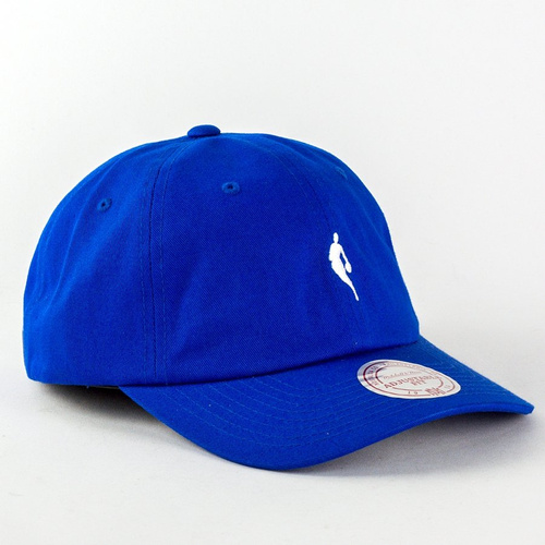Mitchell and Ness strapback Little Dribbler Dad Hat royal / white
