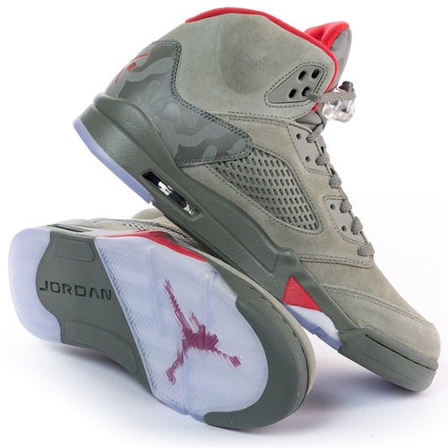 Jordan V Retro Take Flight dark stucco / river rock / university red (136027-051)