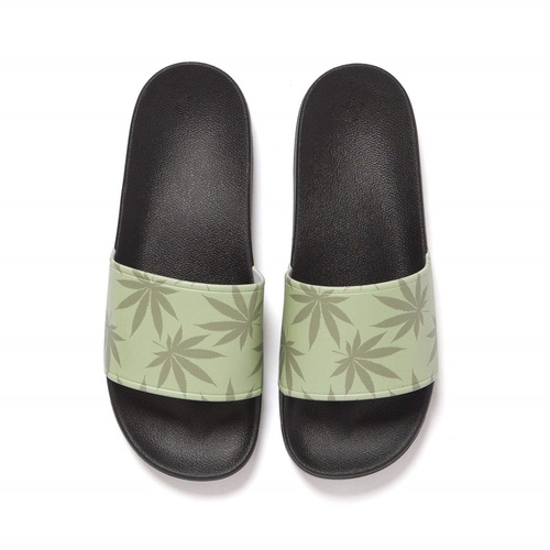HUF slides 420 Plantlife green / black