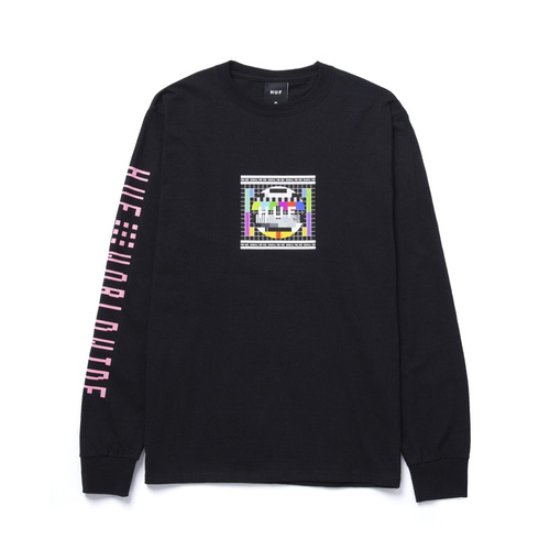 HUF longsleeve Test Screen black