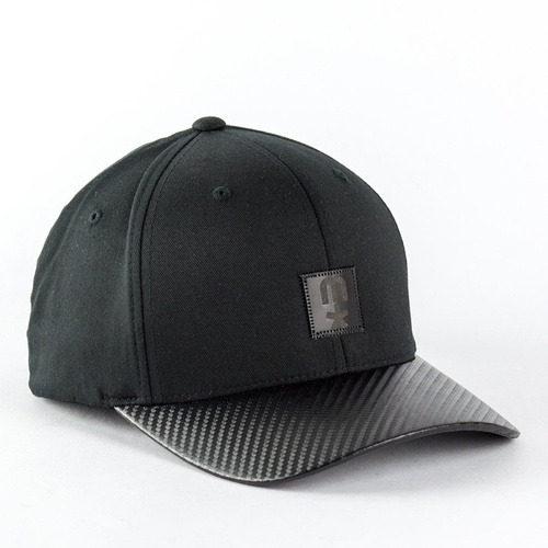 MLimited dad cap flexfit Leather Patch black