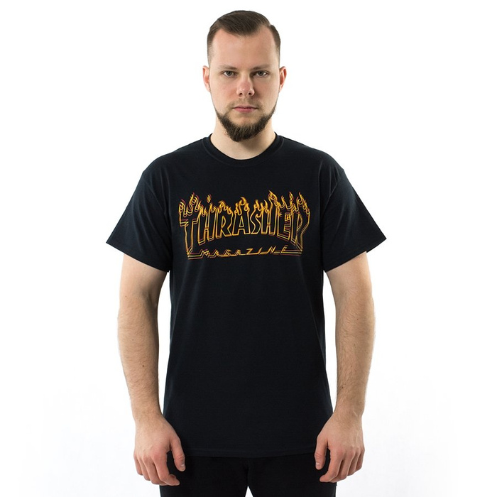 Thrasher t-shirt Richter black