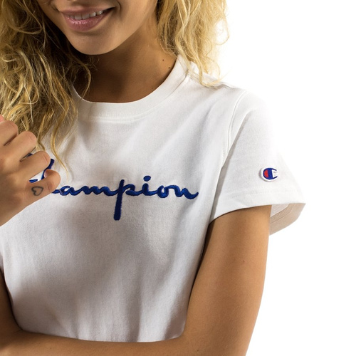 Champion t-shirt Reverse Weave Front Logo top white (110772/S18/WW001)