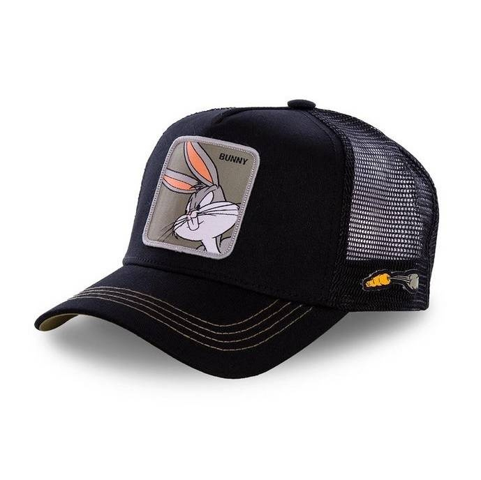 CapsLab casquette trucker casquette trucker Looney Tunes Bugs Bunny black