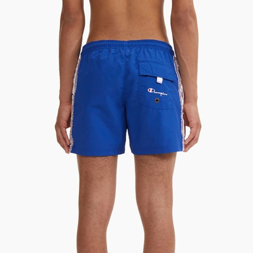 Krótkie spodenki Champion beachshorts Reverse Weave C Logo Print Panel blue (213116-BS008)