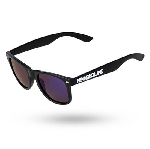 Okulary przeciwsłoneczne NewBadLine sunglasses Classic Polarized 00-428 black flash / blue mirror