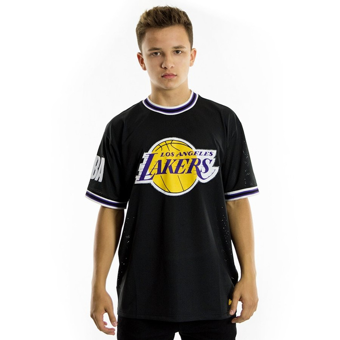 New Era t-shirt NBA Oversized Applique Los Angeles Lakers black