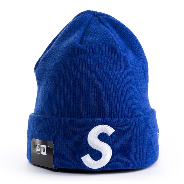 supreme New Era® S Logo Beanie Blue Czapka zimowa Supreme x New Era S Logo Beanie blue Blue