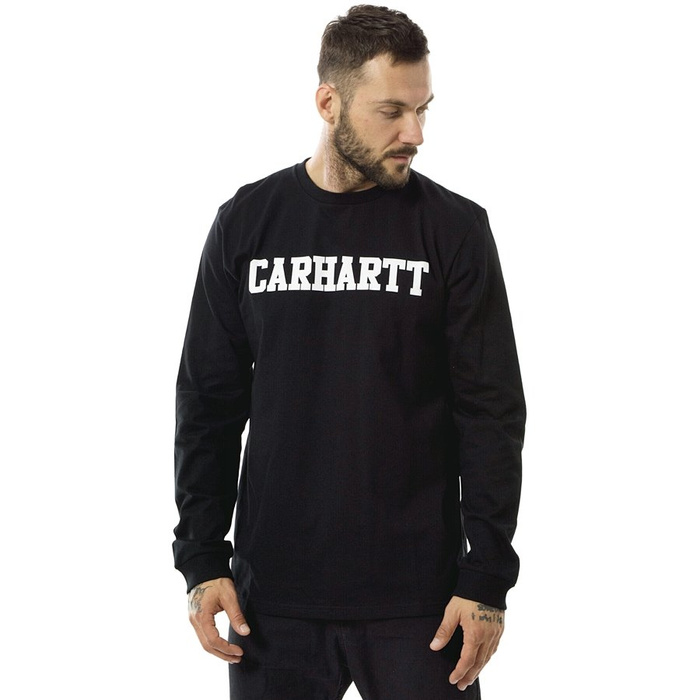 Koszulka męska Carhartt WIP longsleeve College black / white