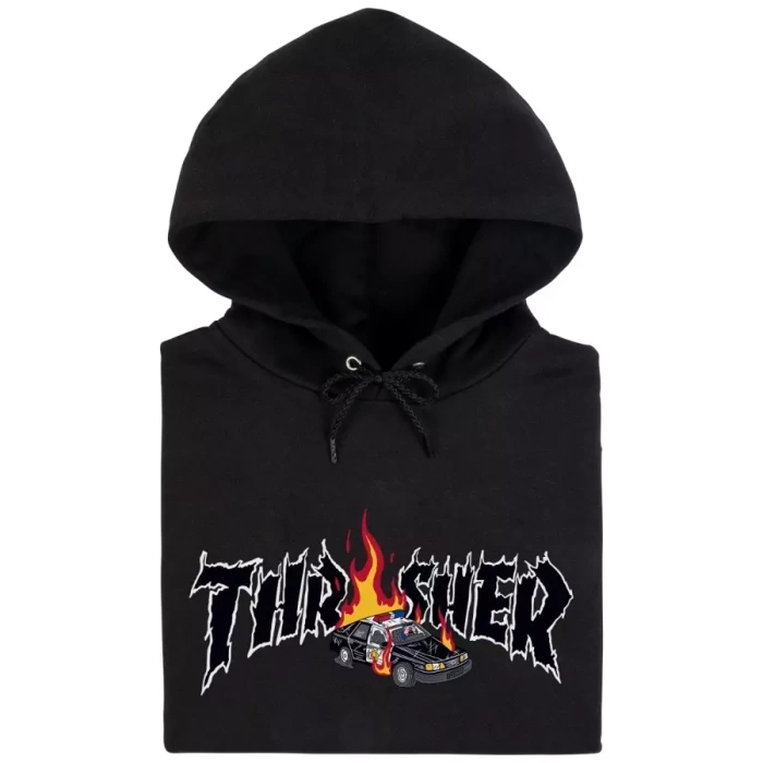 Thrasher bluza męska z kapturem Cop Car black