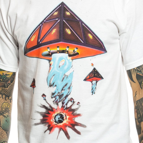 HUF t-shirt Doomsday white