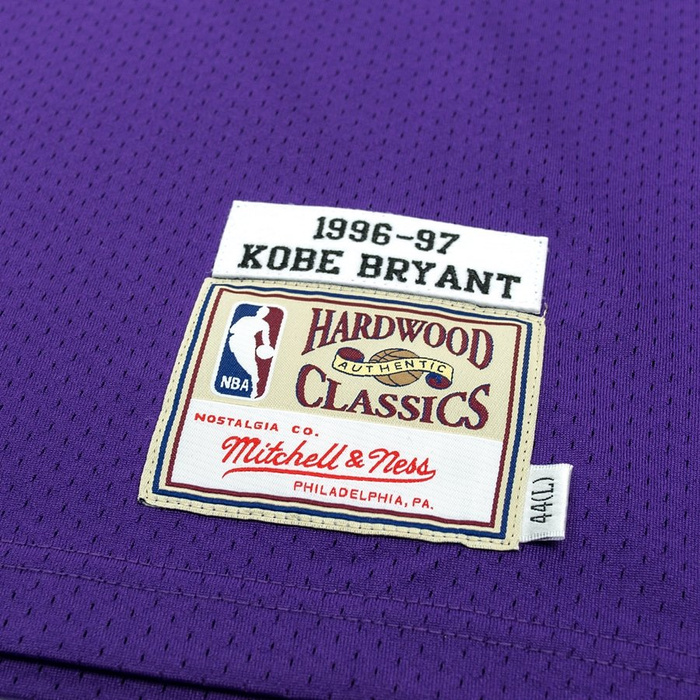 Koszulka koszykarska Mitchell and Ness authentic jersey HWC Los Angeles Lakers Kobe Bryant 1996-97 purple
