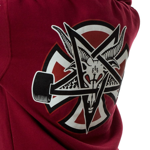 Bluza damska Thrasher X Independent hoody Pentagram Cross red N