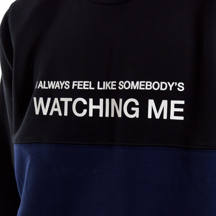 Bluza męska Prosto crewneck Royal Spark black