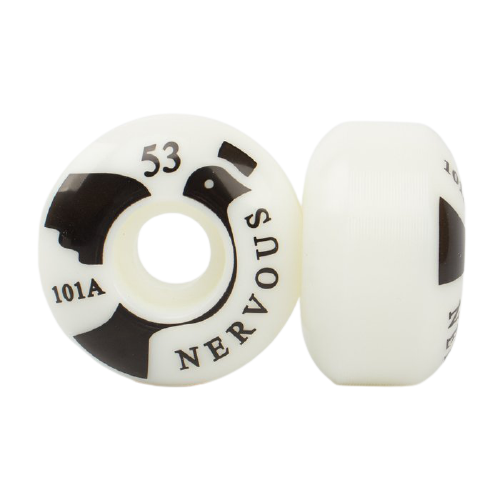 Nervous Koła do deskorolek wheels Icon 101A Flat white 4szt. (53mm)