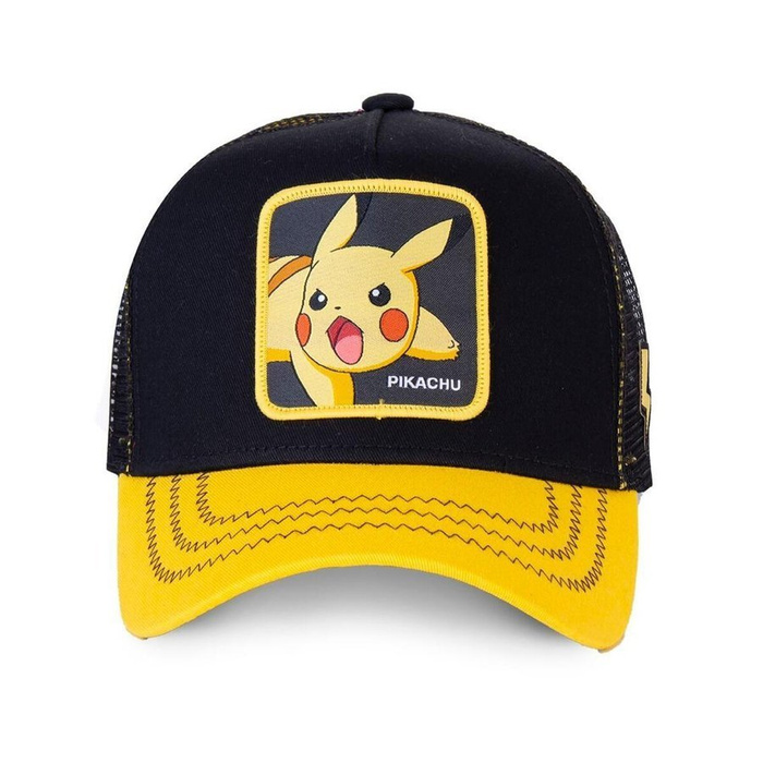 CapsLab casquette trucker Pokemon Pikachu black / yellow