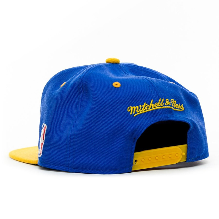 Czapka z daszkiem Mitchell and Ness snapback Team Arch Golden State Warriors blue / yellow
