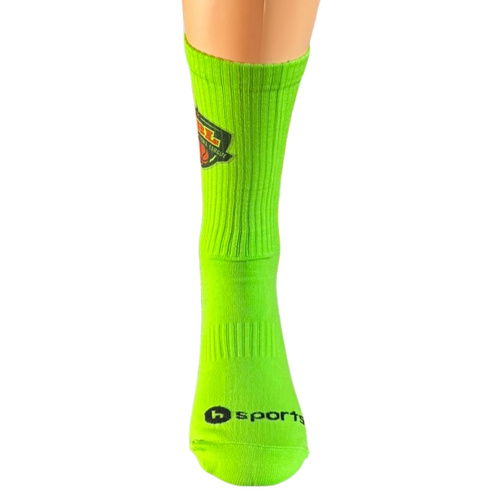 hSports x MAT Wear skarpety koszykarskie UBL Classic Logo green