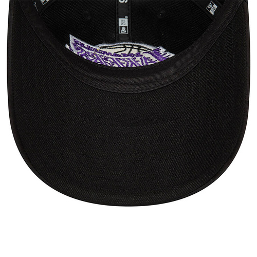 New Era czapka z daszkiem 29TWENTY Strapback Satin Los Angeles Lakers black