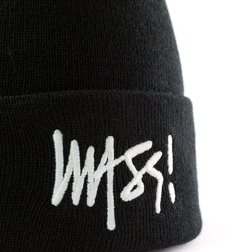 Mass Denim beanie hat Signature black