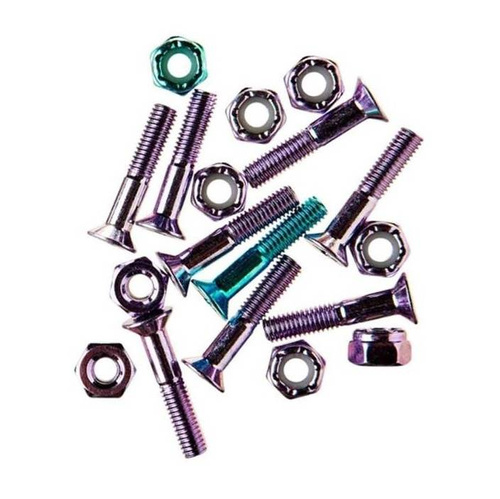 Krux Trucks nuts & bolts Cross 1" lavender / blue