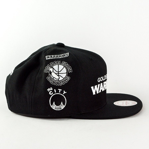 Mitchell and Ness snapback Team Logo History Golden State Warriors black