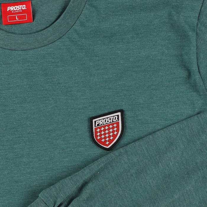 Prosto Klasyk koszulka męska z długim rękawem Longsleeve Triz green