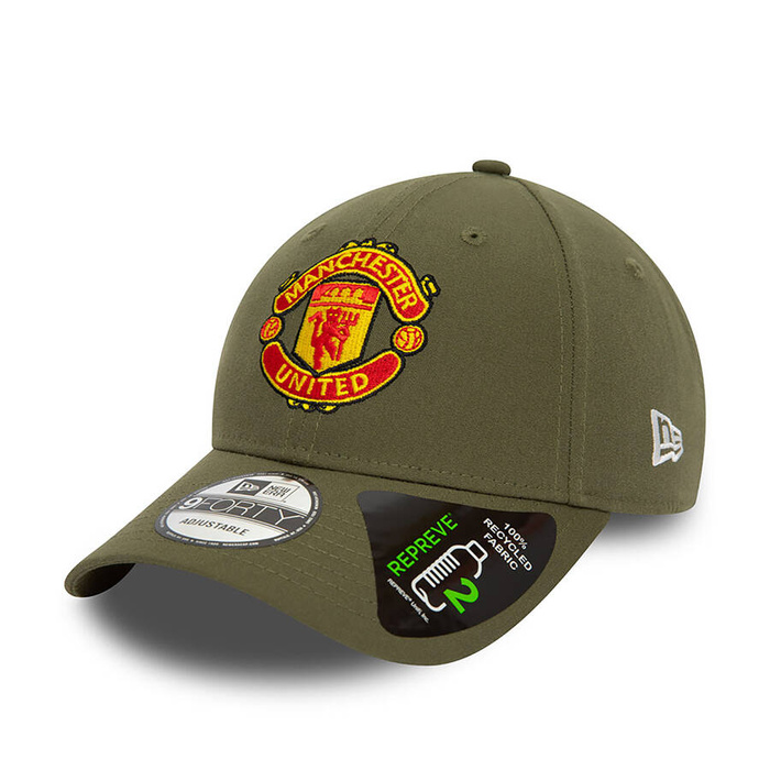 New Era czapka z daszkiem 9FORTY Repreve® Strapback Seasonal Pop Manchester United FC green