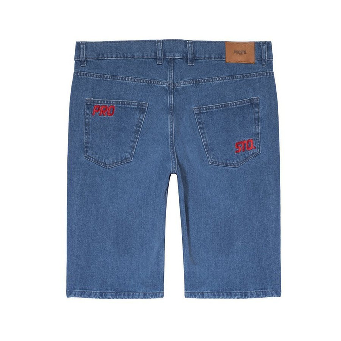 Krótkie spodnie Prosto Klasyk shorts Diag blue