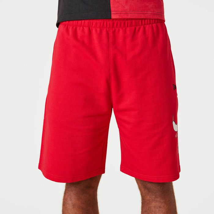 New Era sweatshorts NBA Washed Logo Chicago Bulls red