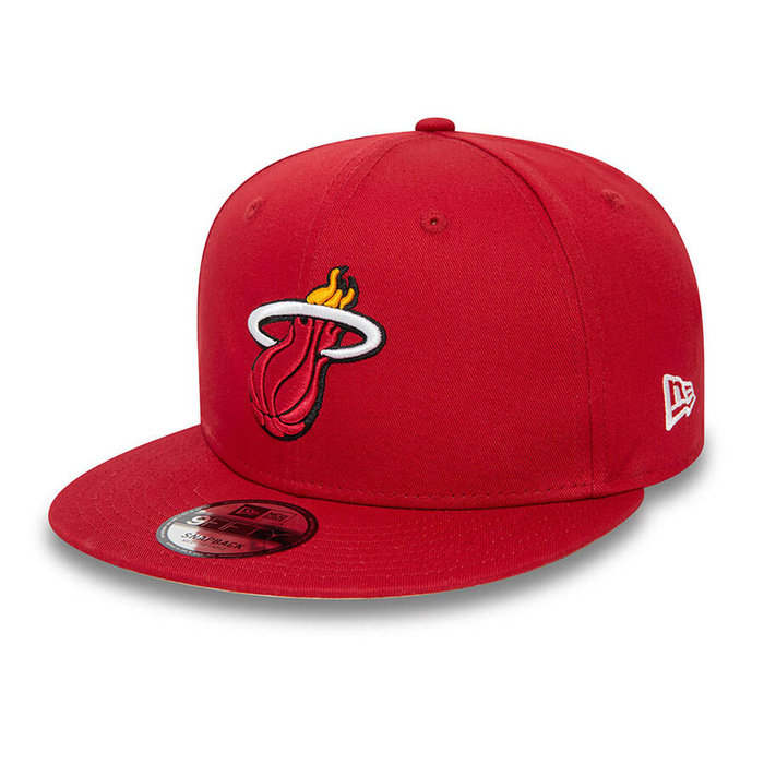 New Era snapback 9FIFTY NBA Rear Logo Miami Heart dark red