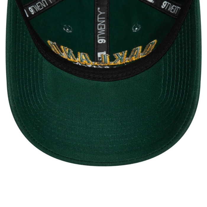 New Era cap 9TWENTY Strapback MLB Wordmark Oakland Athletics dark green