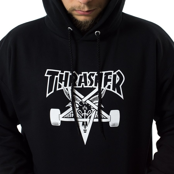 Bluza męska Thrasher hoody SK8 Goat black