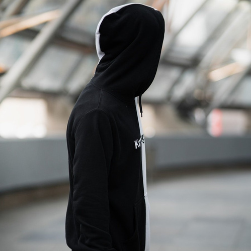 Bluza męska z kapturem Kamuflage* hoody Yin Yang black / white