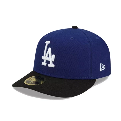 New Era fitted cap  59FIFTY Connect Low Profile MLB Los Angeles Dodgers black / blue