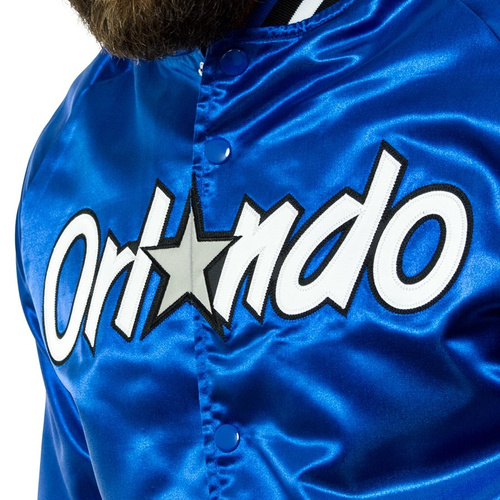 Mitchell and Ness NBA Lightweight Satin Jacket Orlando Magic royal blue