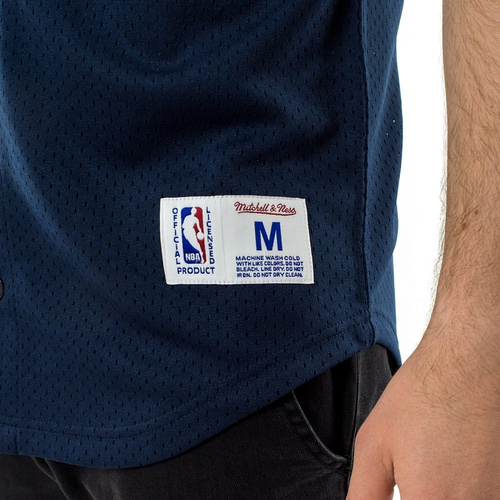 Mitchell and Ness Seasoned Pro Mesh Button Front Chicago Bulls navy