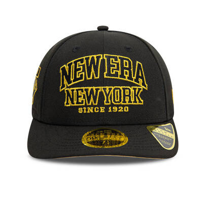 New Era czapka z daszkiem 59FIFTY Fitted Cap Wordmark black-gold