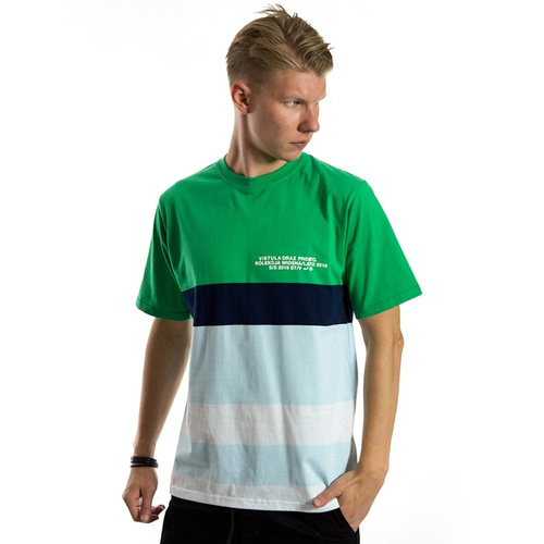 Prosto X Vistula t-shirt Johan green / navy / blue / white