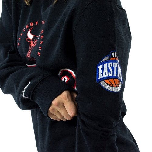 Bluza damska Mitchell and Ness crewneck Technical Foul Chicago Bulls black