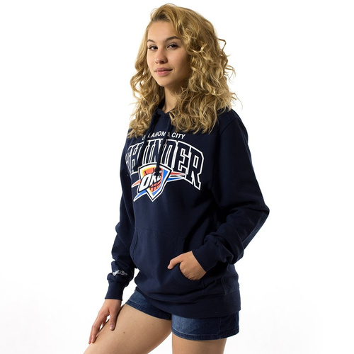 Bluza damska Mitchell and Ness hoody WMNS Team Arch Oklahoma City Thunder navy