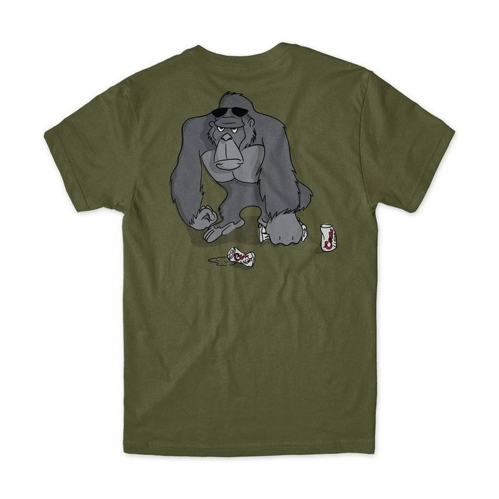 Girl Skateboards t-shirt Jungle Beers military olive