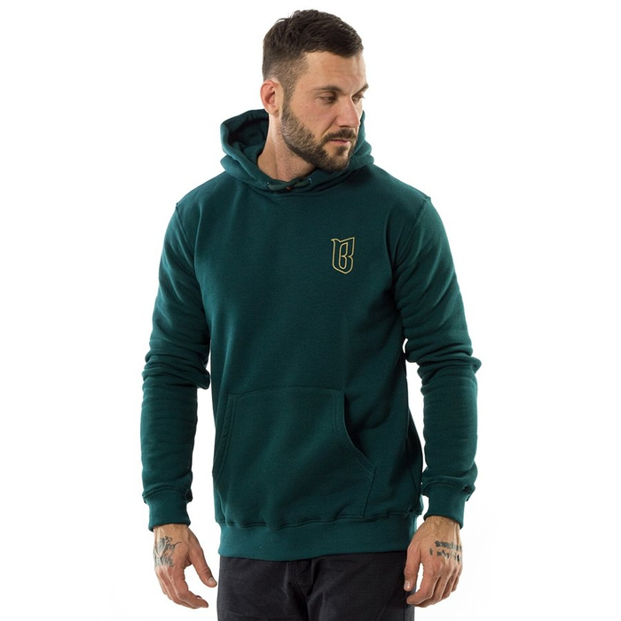 Bluza męska BOR hoody Outline Classic bottle green