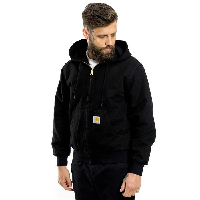 Kurtka męska Carhartt WIP Active Jacket black rinsed
