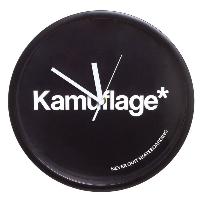 Kamuflage* clock Time Is Money black