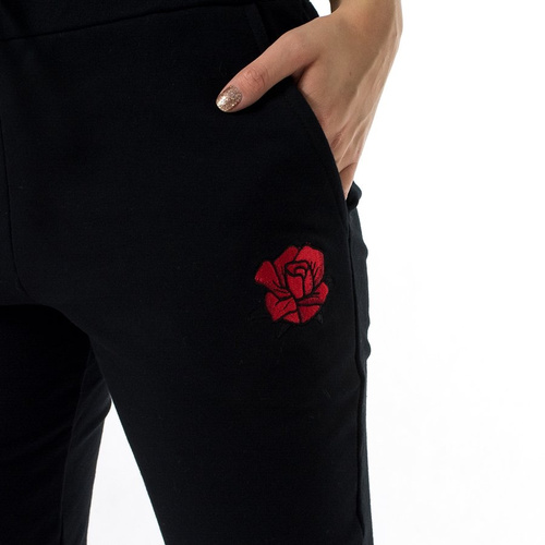 Jungmob sweatpants Rose String black