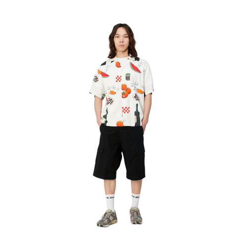 Carhartt WIP krótkie spodnie Regular Cargo Short black rinsed
