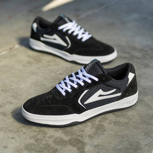 Buty męskie skate Atlantic black / white suede (MS2200082B00)